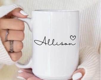 Personalized Mug, Custom Name Mug, Name Mug Personalized, Custom Coffee Mug, Personalized Coffee Mug, Personalized Name Cup, Custom gift mug