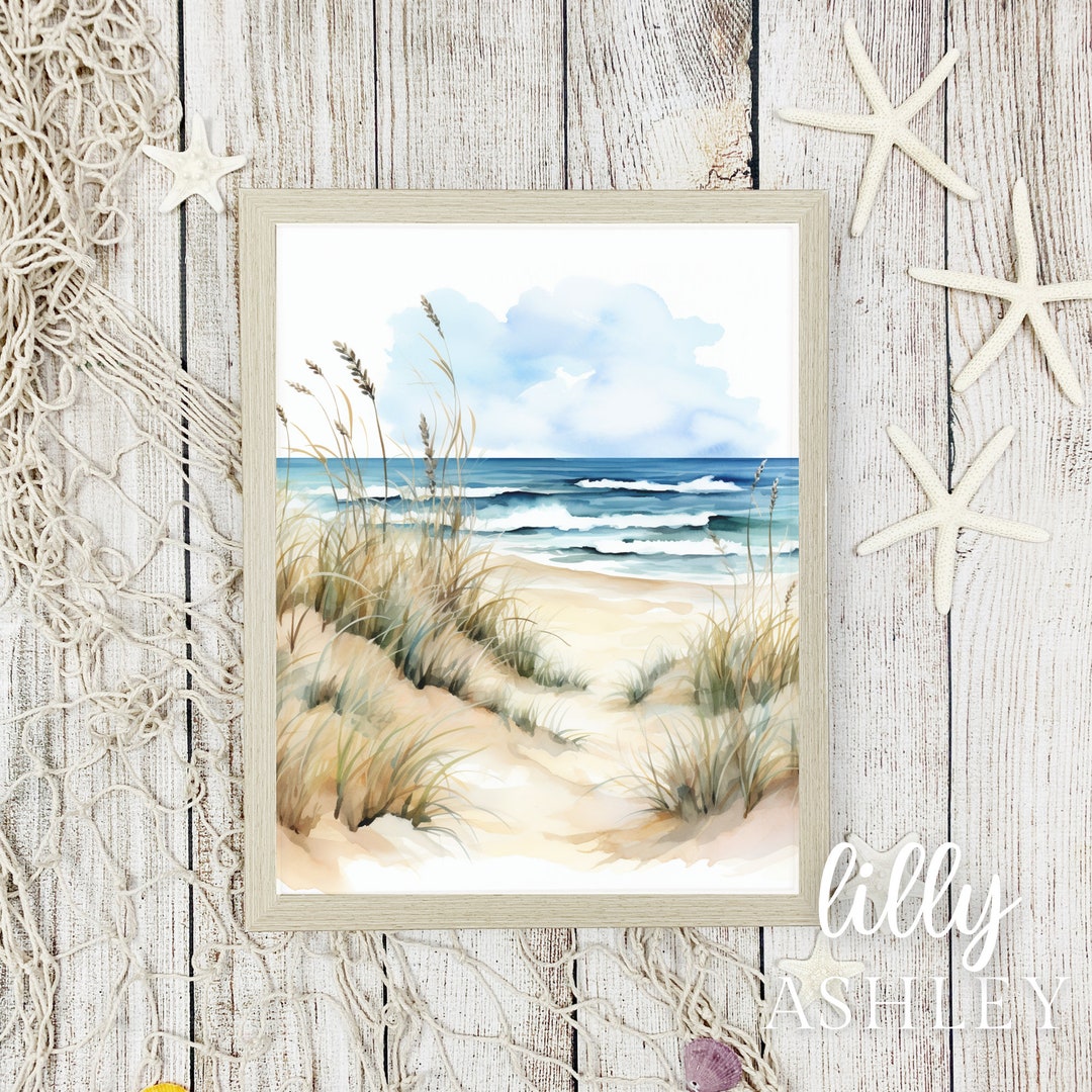 Beach Wall Art Printable Digital Download 8x10 Wall Decor Beach House ...
