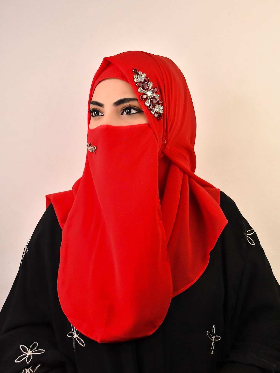 Kopftuch Con Strass Islamico Copricapo Jadeed Muslima Hijab Tuch - Foto 7