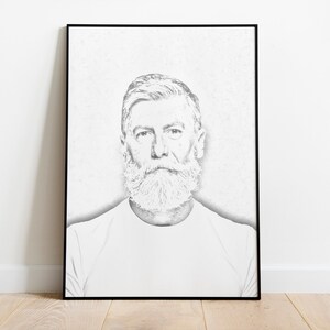 Pencil portrait from Photo Personalised Gift, Custom Portrait Pencil Drawing Sketch From Photo, Digital sketch photo, Custom Pencil Drawing