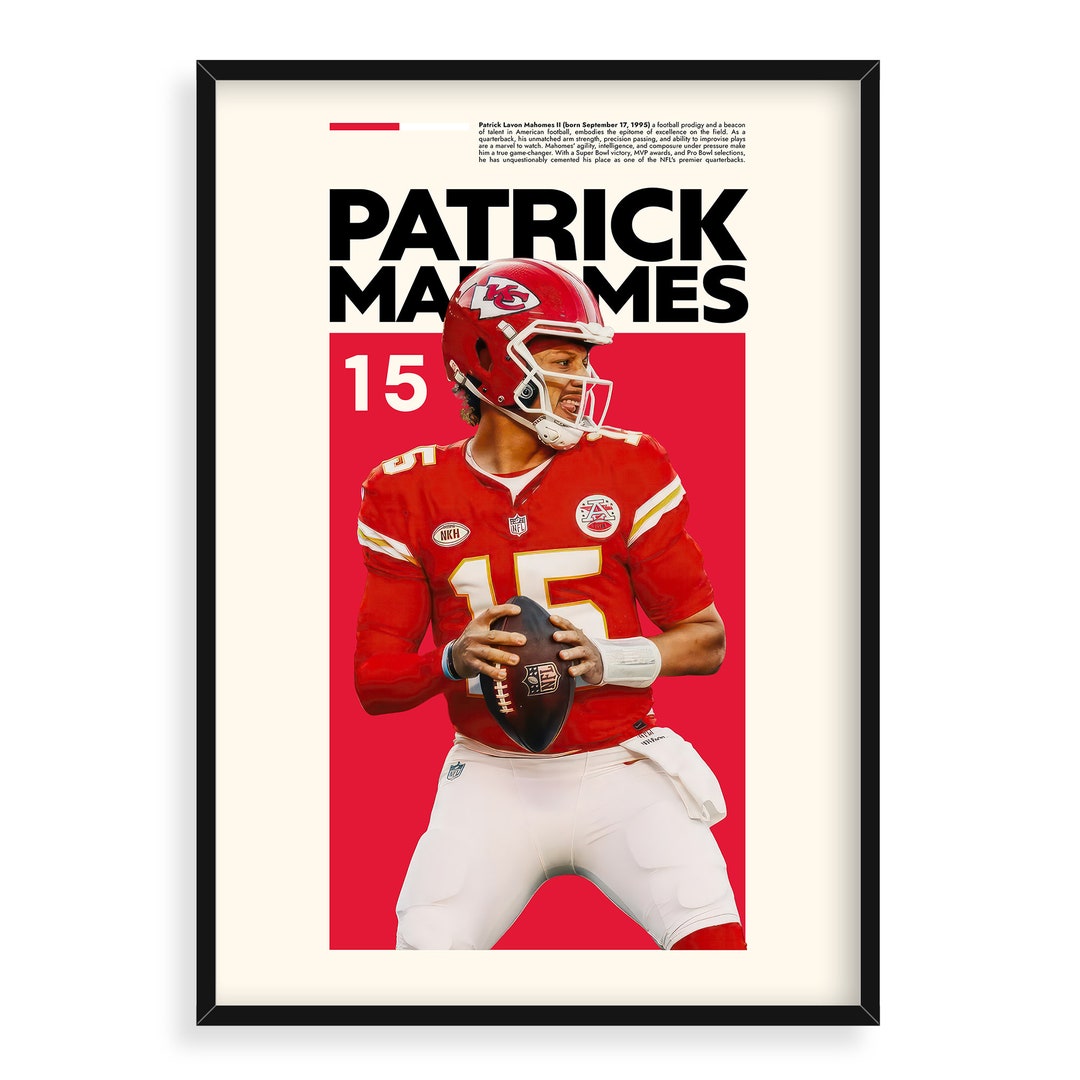 Patrick, Kansas City Chiefs, Sports Poster, High Resolution, Football
