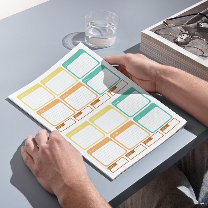 School Planner Stickers. 4 Sheets/+200 Stickers to Organize Your School ...