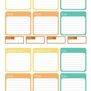 School Planner Stickers. 4 Sheets/+200 Stickers to Organize Your School ...