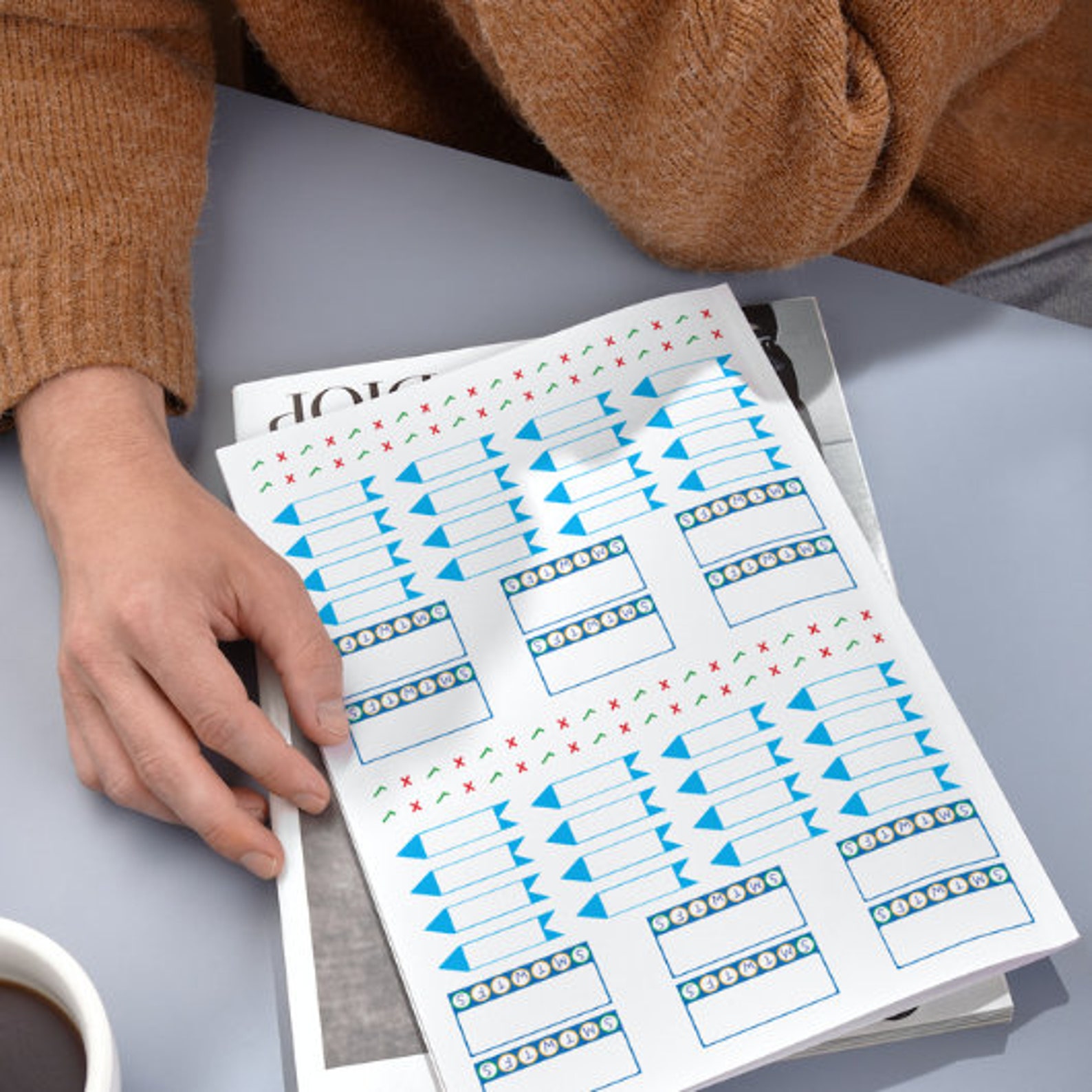 School Planner Stickers. 4 Sheets/+200 Stickers to Organize Your School ...