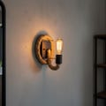 Modern rustic wall light - Handmade hemp rope sconce | Edison bulb wall lamp | Farmhouse rope wall light fixture product logo
