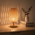 Bamboo Rattan Table Lamp – Creative Natural Eco Lighting for Living Room, Bedroom, Farmhouse Décor product logo
