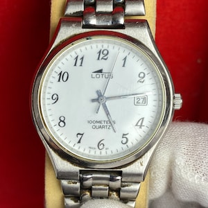 Lotus Men's Watch with Steel Strap and Large Numbers - Model 15031
