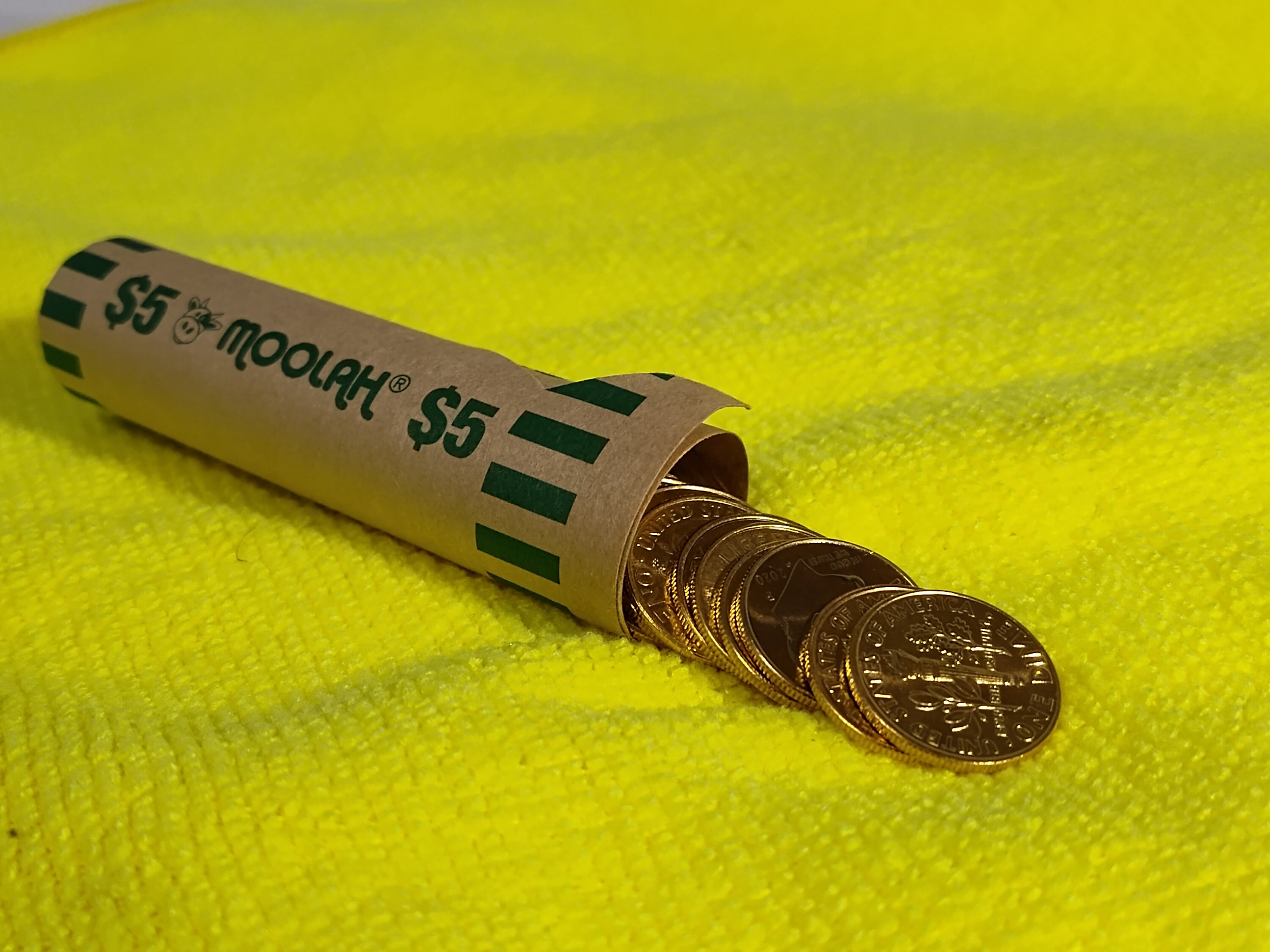 Gold Plated Dimes-24k Pure Gold, Individual or Roll WHOLESALE - Etsy