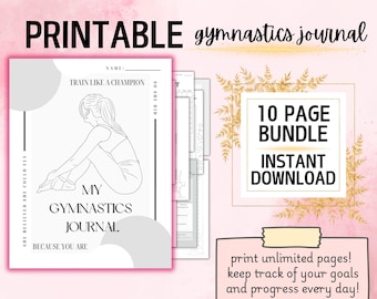 Just A Boy Who Loves Gymnastics: A Super Cute Gymnastics Notebook Journal Or Dairy - Gymnastics