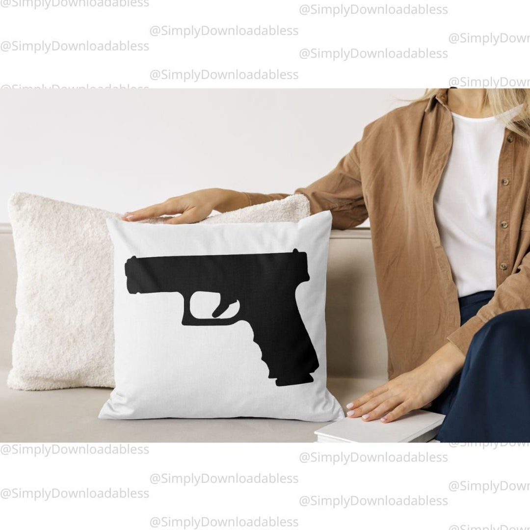 Gun SVG Glock 19 SVG File Silhouette Jpg Png - Etsy