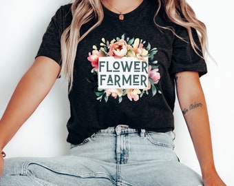 Flower Farmer -  Floral Unisex t-shirt