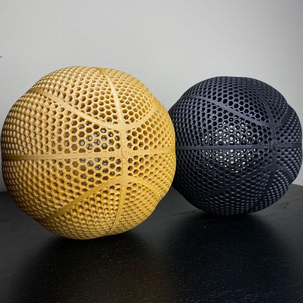3D Printed Replica of Wilson Airless Basketball for Display - Ideal for Collectors & Sports Fans, Unique Decor Piece, Great Gift Idea