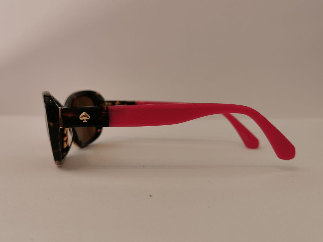Kate Spade Tortoiseshell Sunglasses, Hot Pink Temples 