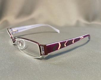 Monture de lunettes ESCHENBACH CRASH TITANflex 850017 50 lilas foncé 48-20-130 mm. Belle monture de lunettes pour femmes.