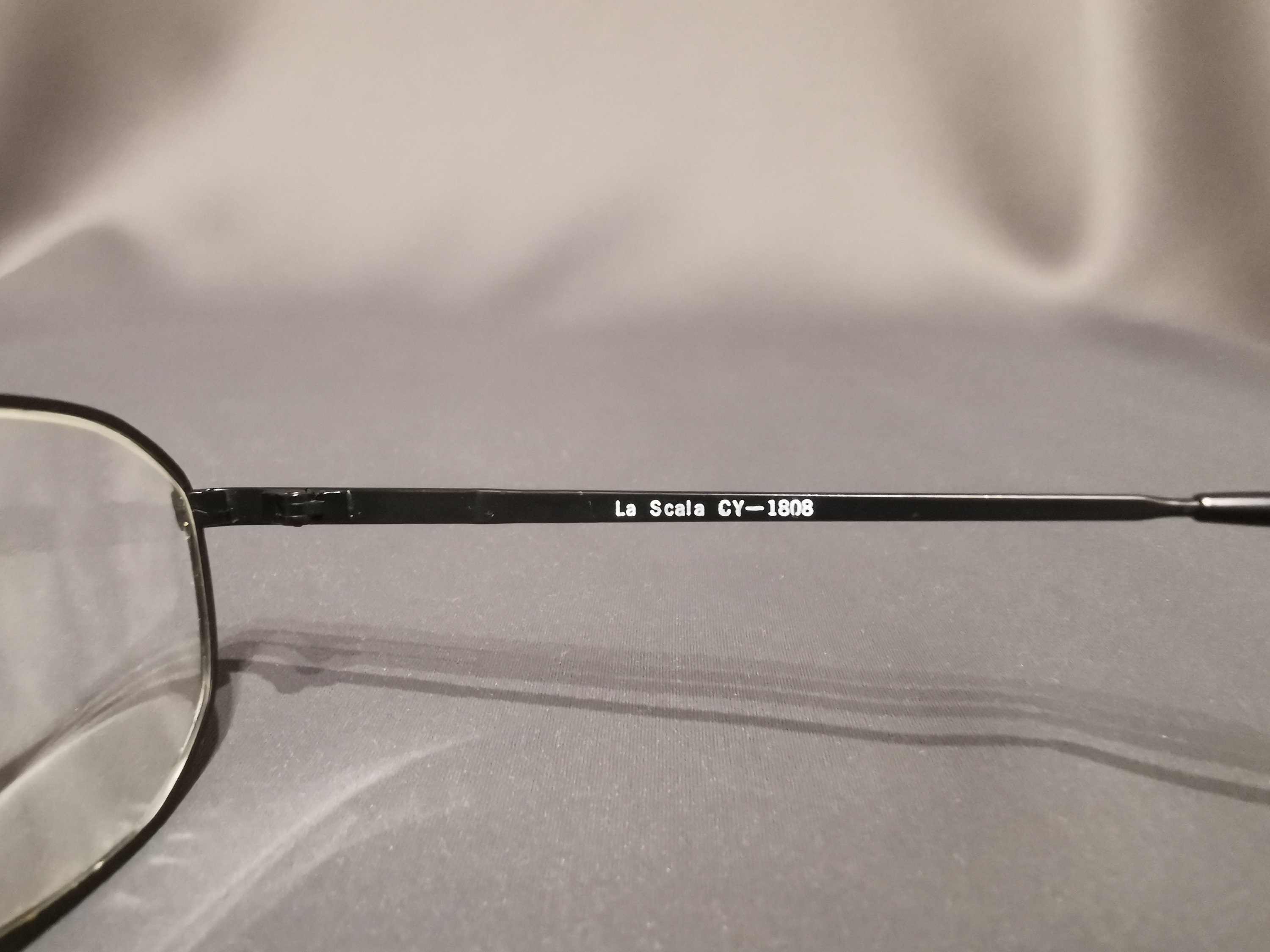 Eyeglasses La Scala, Italy, Lenses +1.25. Metal Frame Color 