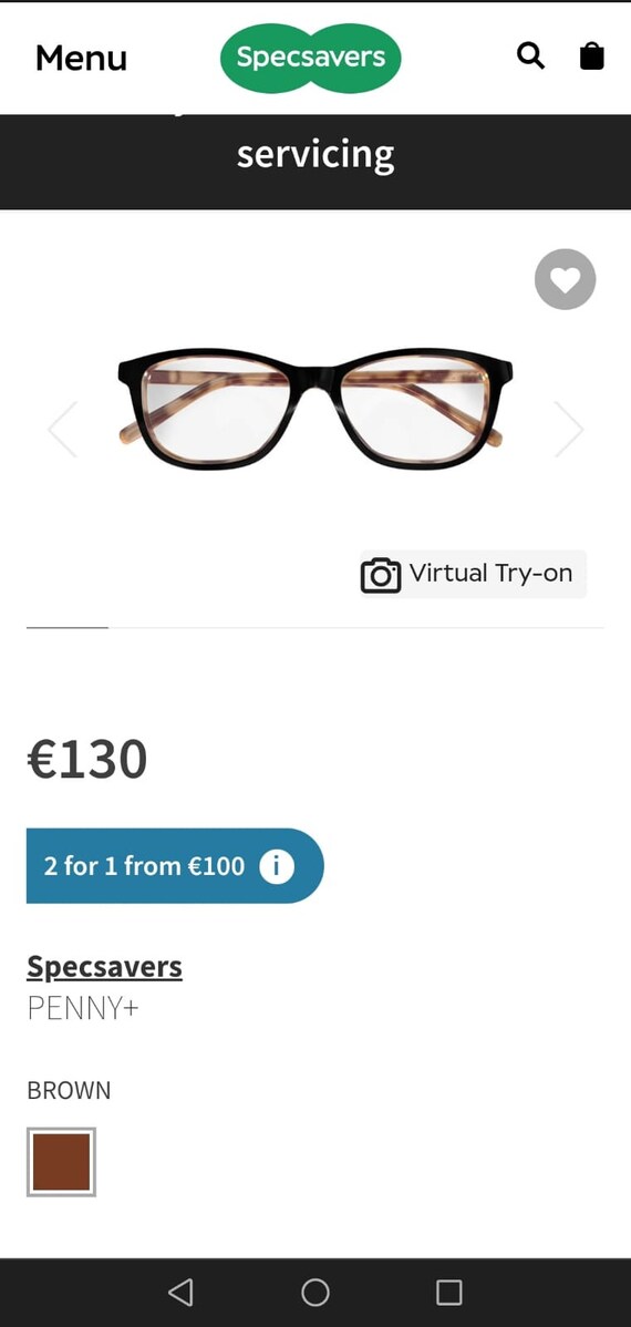 Specsavers eyeglasses mod. PENNY+, elegant two co… - image 10