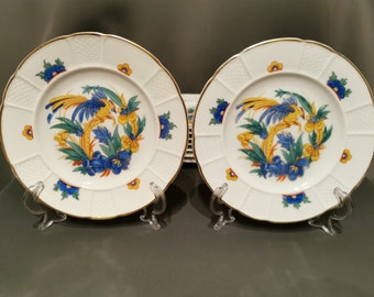 Vintage Rosenthal Bavaria Porcelain Dessert Plate, Phoenix Bird Design
