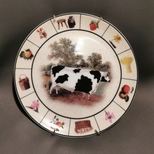 Collectible decorative plate Barnyard Collection. Decorative plate. Home decor.