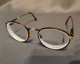 Vintage Metal Eyeglasses Frame, Italy