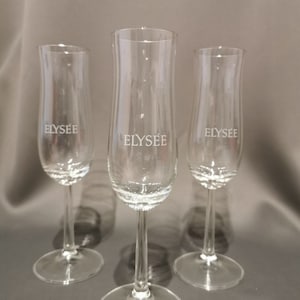 Elysee Champagner Gläser, 3er Set. Schöne Champagner Gläser.