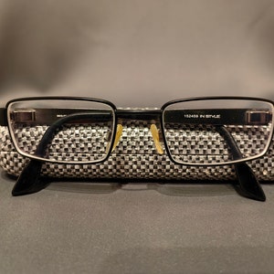 Vintage eyeglasses frame InStyle, rectangular lenses.