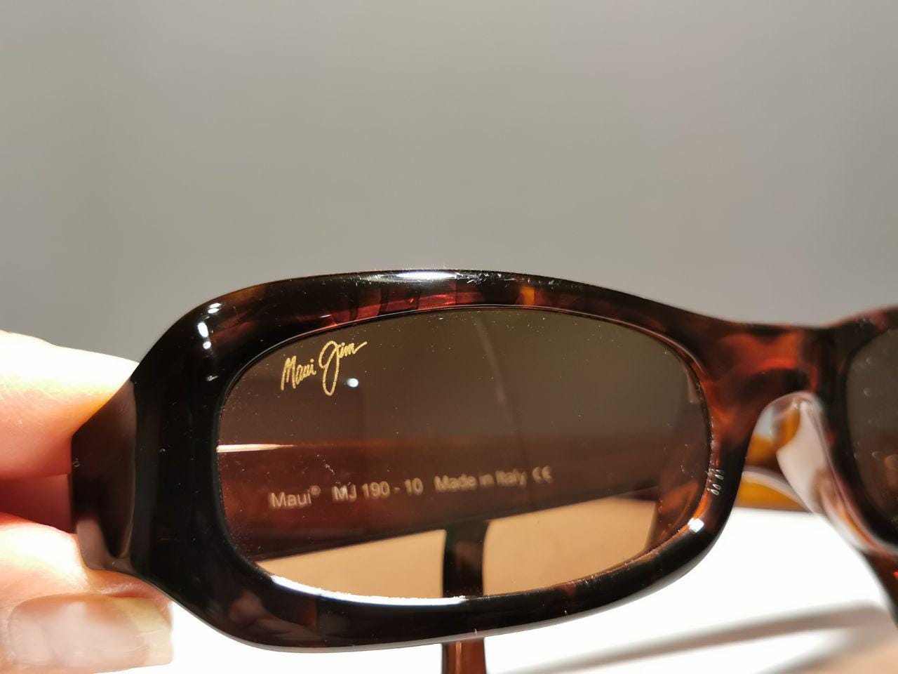 Maui Jim MJ 190-10 Sunglasses. Tortoise Rectangle Sunglasses  display picture 1