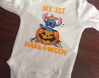 My First Halloween - Lilo and Stitch - Langarm Body Suit