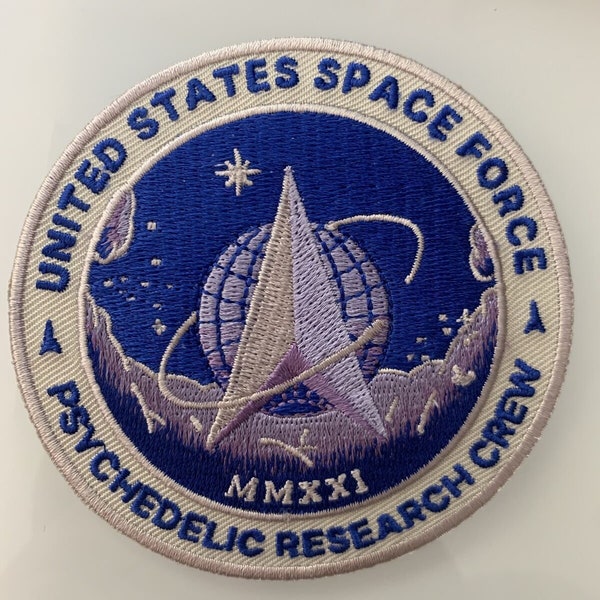 Usaf psychedelic research crew mmxxi 2021 morale patch 3.5” us space force