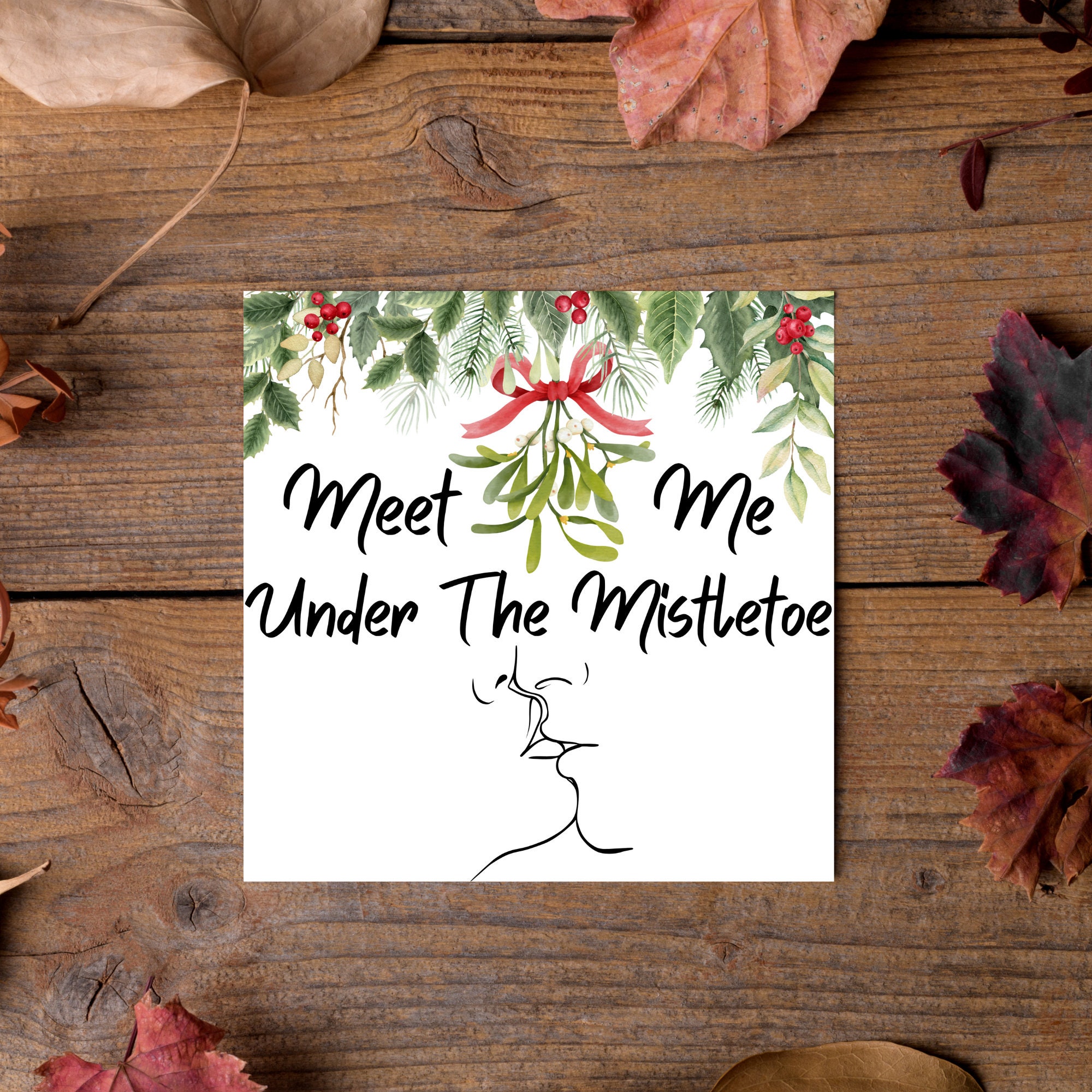 Cute Christmas Card for Girlfriend Christmas Card for - Etsy