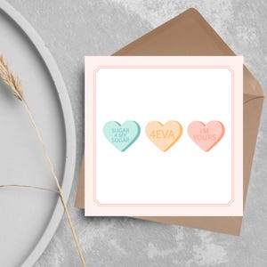 Verjaardagskaart, liefdesharten, kaart voor hem, kaart voor haar, hartenkaart, kaart voor vrouw, jubileumkaart, gratis personalisatie beschikbaar