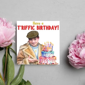 Carte d'anniversaire uniquement des imbéciles et des chevaux, carte des années 80, carte d'anniversaire Del Boy, carte des 50 ans, carte pour papa, carte pour oncle, carte pour frère