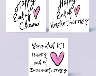 Tessera per pazienti oncologici, fine della radioterapia, fine della chemioterapia, complimenti, fine dell'immunoterapia, tessera di guarigione, tessera di trattamento terminato