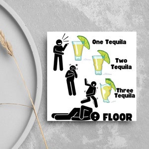 Cartão engraçado de tequila, cartão de aniversário de 18 anos, cartão de álcool, cartão para amigo, cartão para irmã, cartão para irmão, cartão de bebida, cartão de bêbado