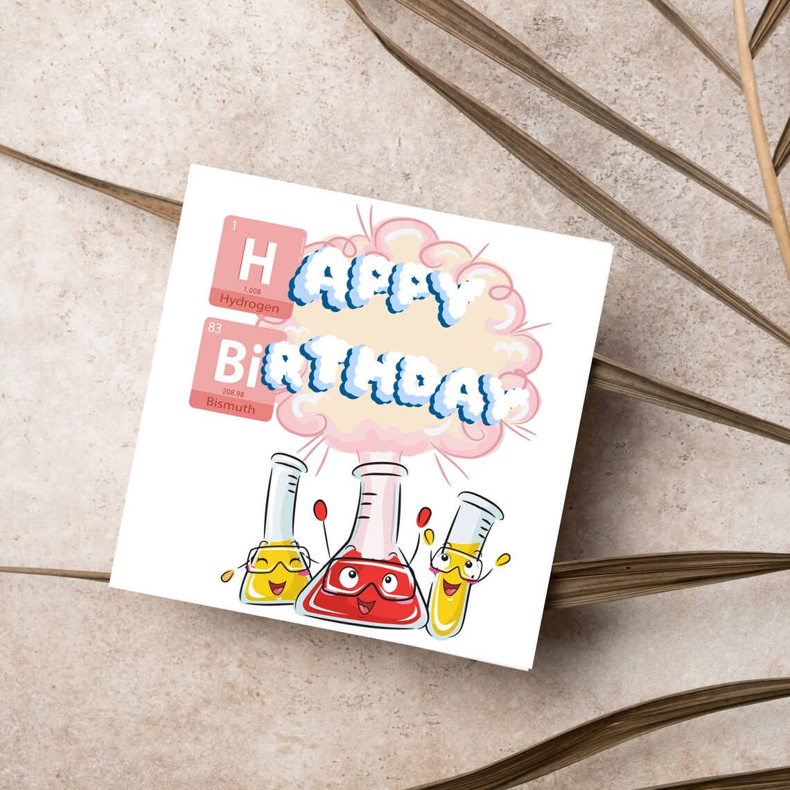 Chemistry Birthday Card, Funny Birthday Card for Chemists, Funny