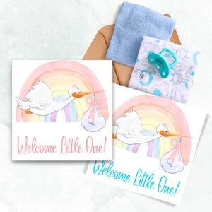 Carte de naissance personnalisée, bébé garçon, petite fille, carte de félicitations, carte de bébé rose ou bleue, carte de bienvenue dans le monde, naissance, carte de nouvelle maman