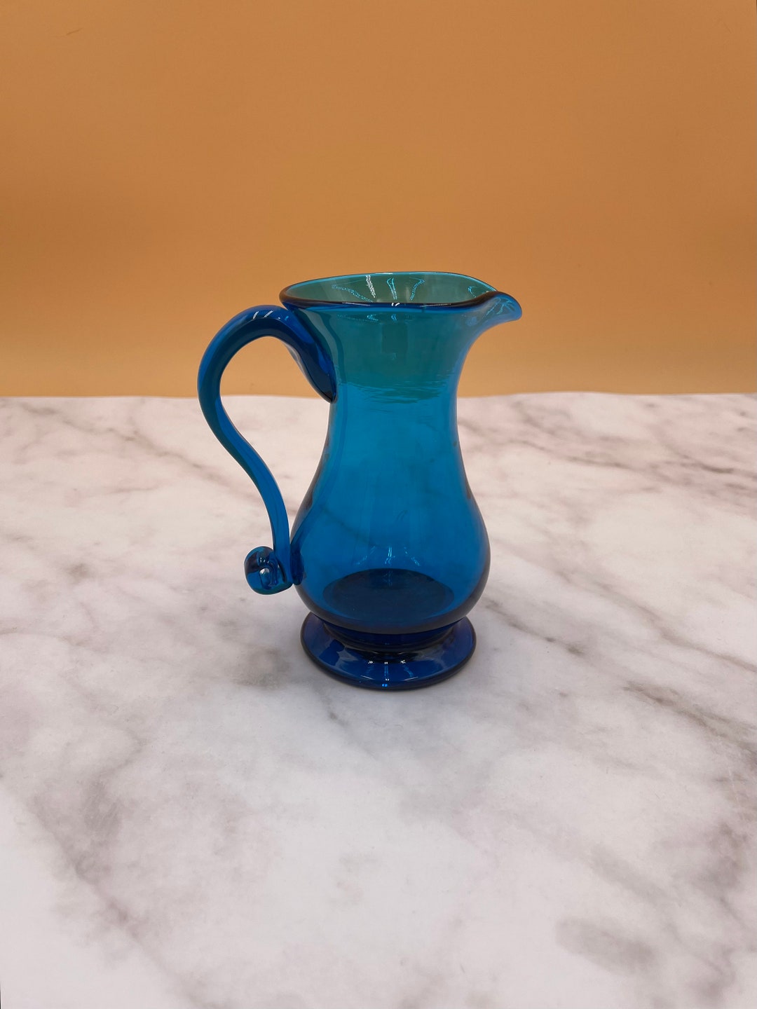Blenko Glass CW-36L Colonial Williamsburg Mini Pitcher - Etsy