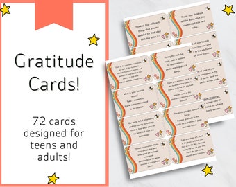 Cartes de gratitude imprimables ! -Téléchargement numérique