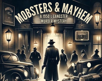 12 Suspects - Interactive Murder Mystery Game - Mobsters & Mayhem - Digital PDF