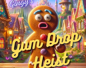 12 Suspects - Gingy's Gumdrop Heist - Mingle Non-Murder Mystery Game -  Digital PDF