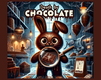 12 Suspects - Interactive Murder Mystery Game - Death by Chocolate - Easter Murder Mystery Game - Digital PDF