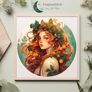 Persephone - PDF Kreuzstich Muster - DIY, Instant Download