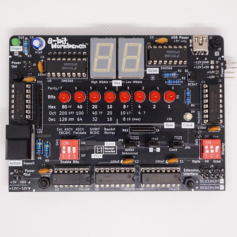 8-bit Workbench™ + Binary Keyboard Soldering Kits by 8bitflux - Etsy