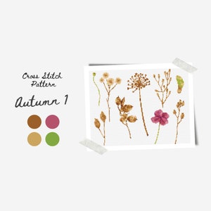 Autumn 1 | Cross Stitch Pattern | Downloadable PDF | Needlework | Crafting