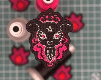 Demonic Lamm - Embroidery Aufnäher/ Sticker