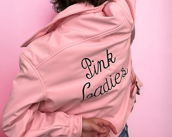 Frauen Grease Rise of the Pink Damen Party Jacke, Rise Of The Pink, Benutzerdefinierte Frauen Cotten Zip Up Jacke, Geschenk für Sie