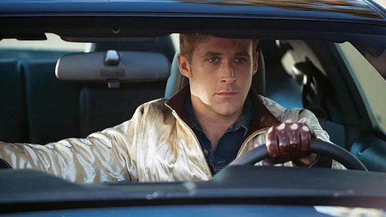 Drive Scorpion White Lightweight Biker Casual Bomber Varsity Jacket Ryan Gosling, Gift for boyfriend 画像 3