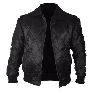 Drive Scorpion White Leichte Biker Casual Bomber Varsity Jacke Ryan Gosling, Geschenk für Freund Bild 6