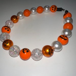 Halloween Acryl Bead Hundehalsband