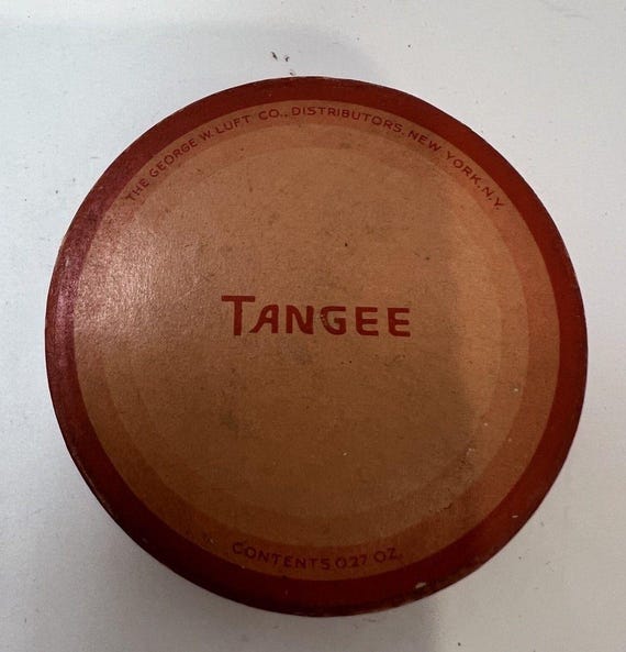Vintage Tangee Face Powder Rachel George W Luft Co 1 Unopened 1 Unused View 3