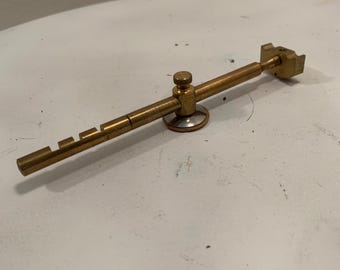 Vintage Brass Circular Glass Cutter Switzerland Vitres; Antique Pocket Watch Crystal Cutting Tool; Watchmaker Glazier Tool Co.
